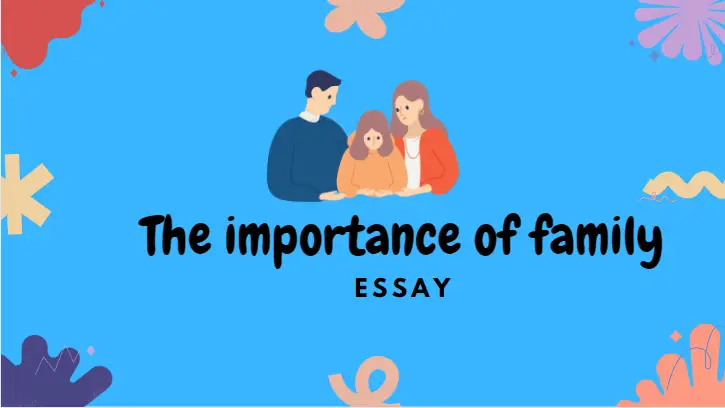 importance of family essay brainly